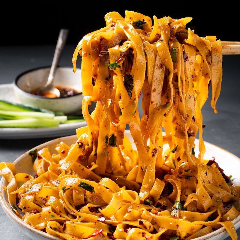 Spicy Garlic Noodles in 10 Minutes