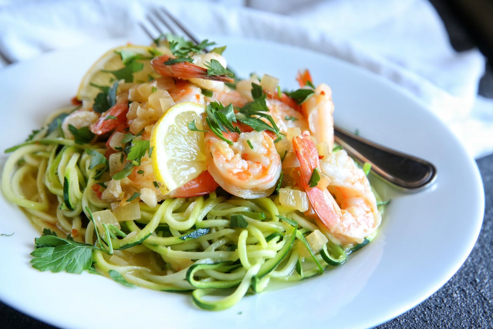 Shrimp Scampi with Zucchini Noodles