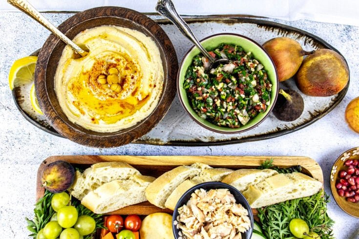Mediterranean Hummus Platter