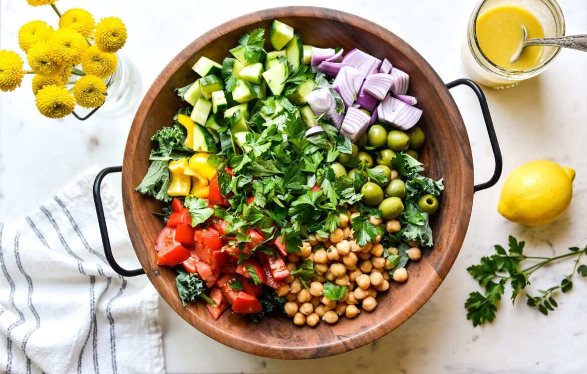 Chickpea Salad with Lemon Dressing