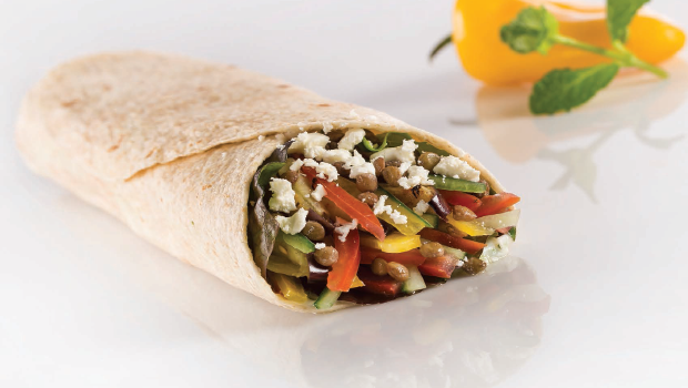 Mediterranean Veggie Wrap