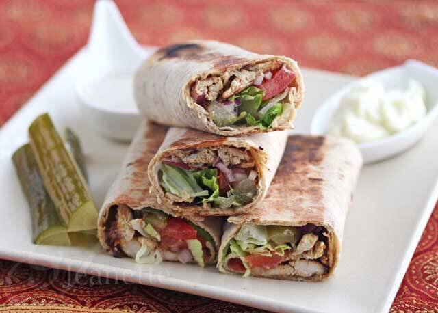 Chicken Shawarma Wraps