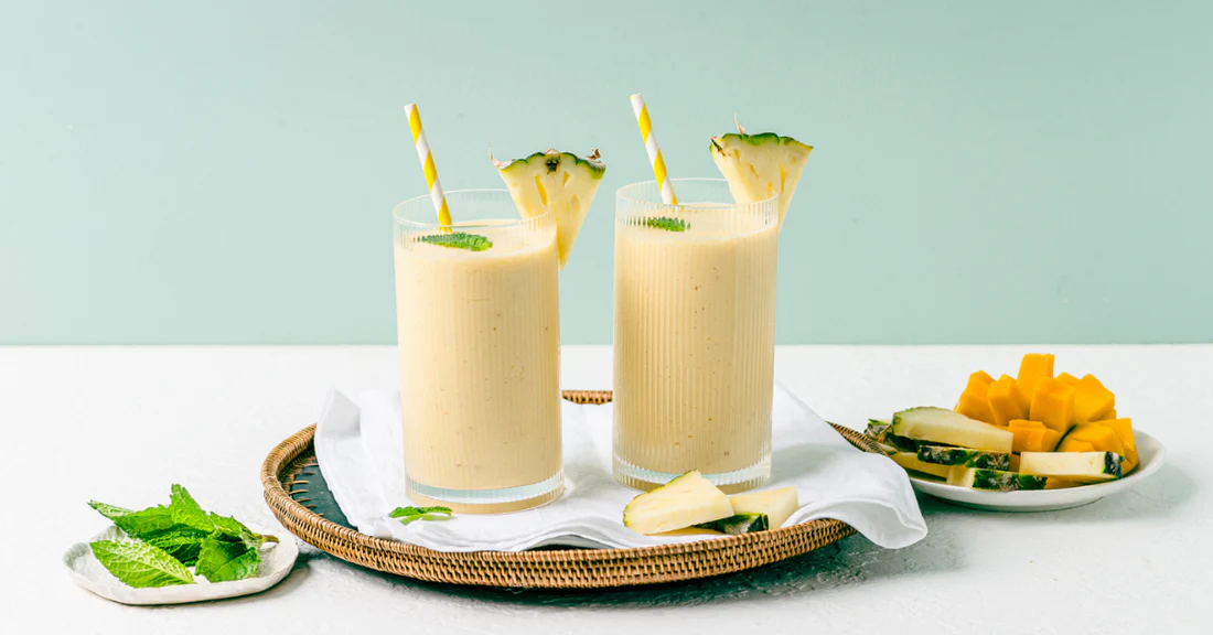 Tropical Pineapple Coconut Smoothie