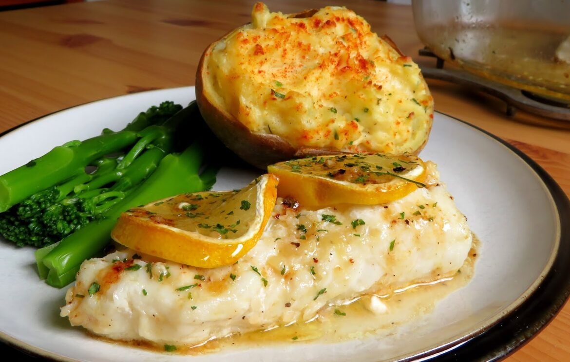 Baked Cod with Garlic and Lemon