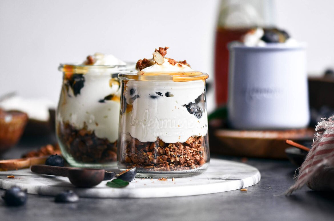 Greek Yogurt Parfait with Honey and Granola