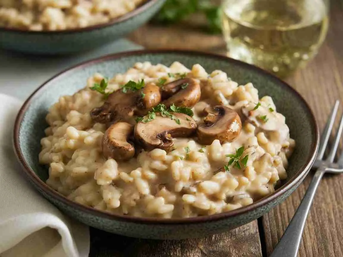 Creamy Mushroom Risotto