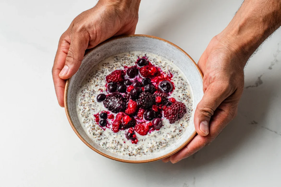 Overnight Oats with Fresh Berries