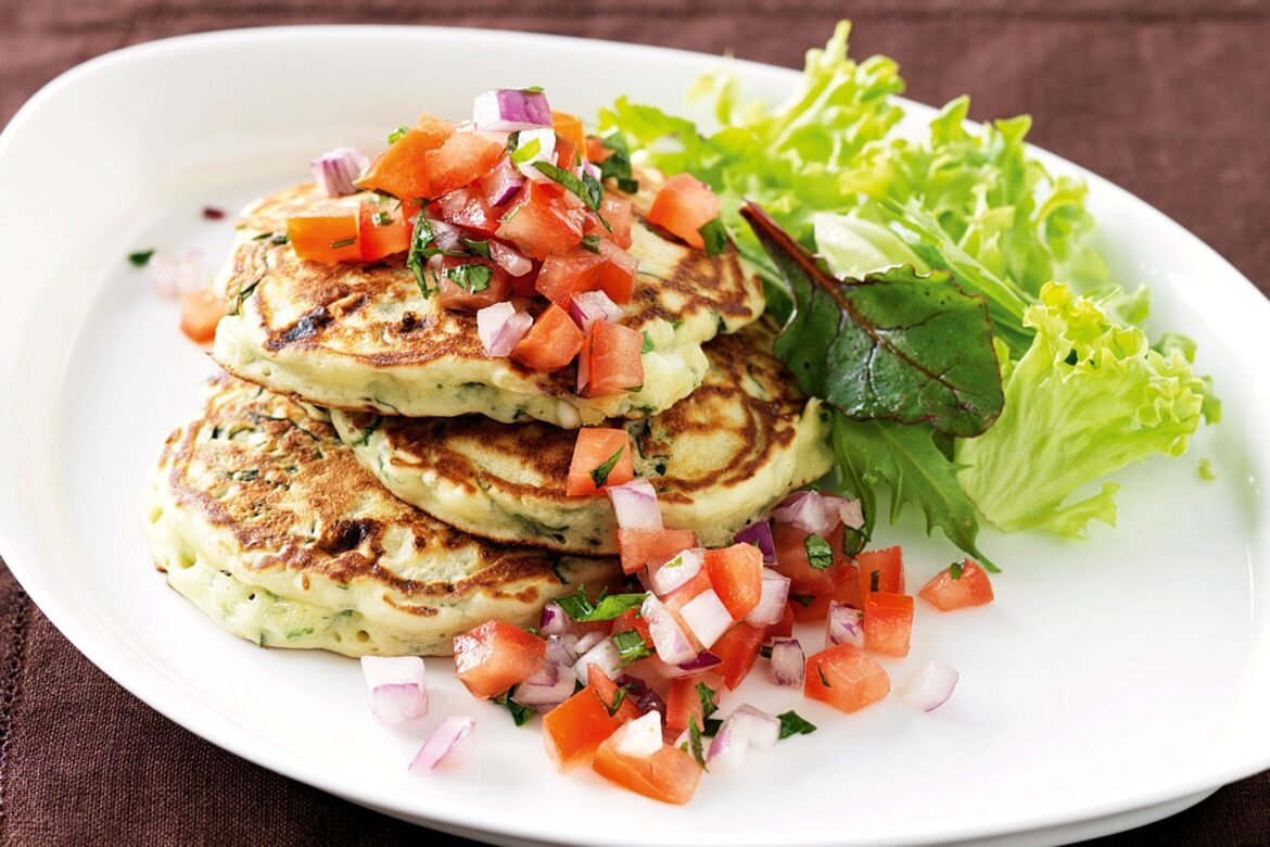 Savory Spinach and Feta Pancakes